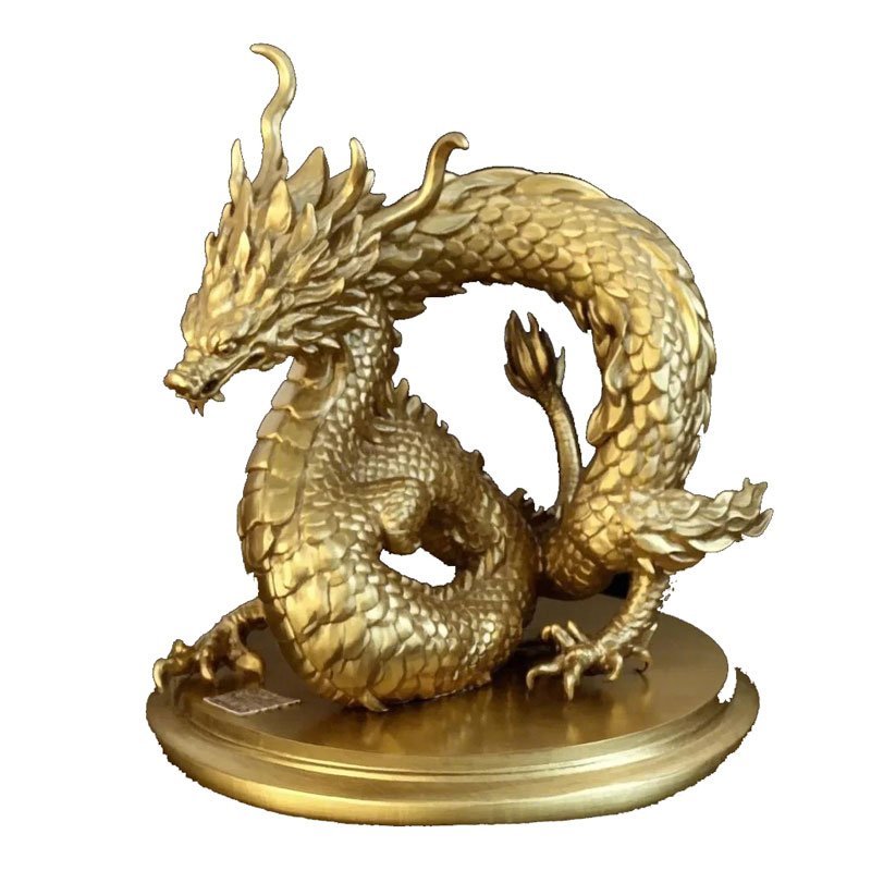 3D Printing of Chinese Dragon Installation Art