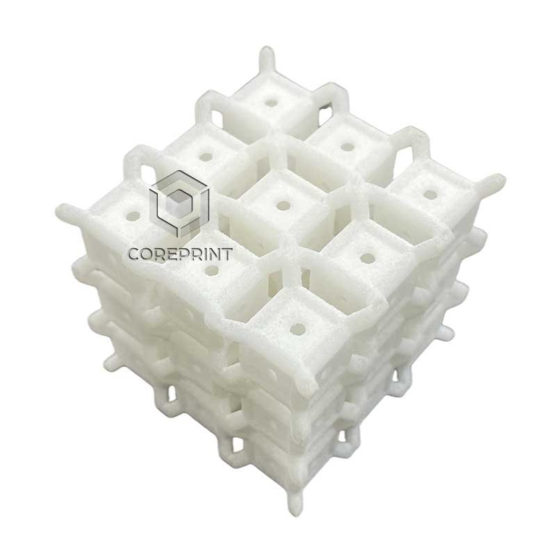 3D printing with white TPU powder