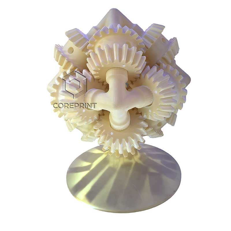 White resin 3D printing