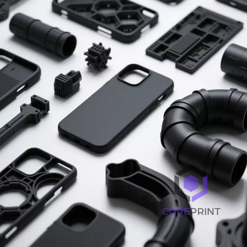 Black Resin 3D Printing Service