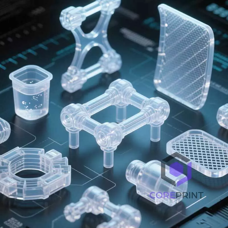 Transparent Resin 3D Printing Services