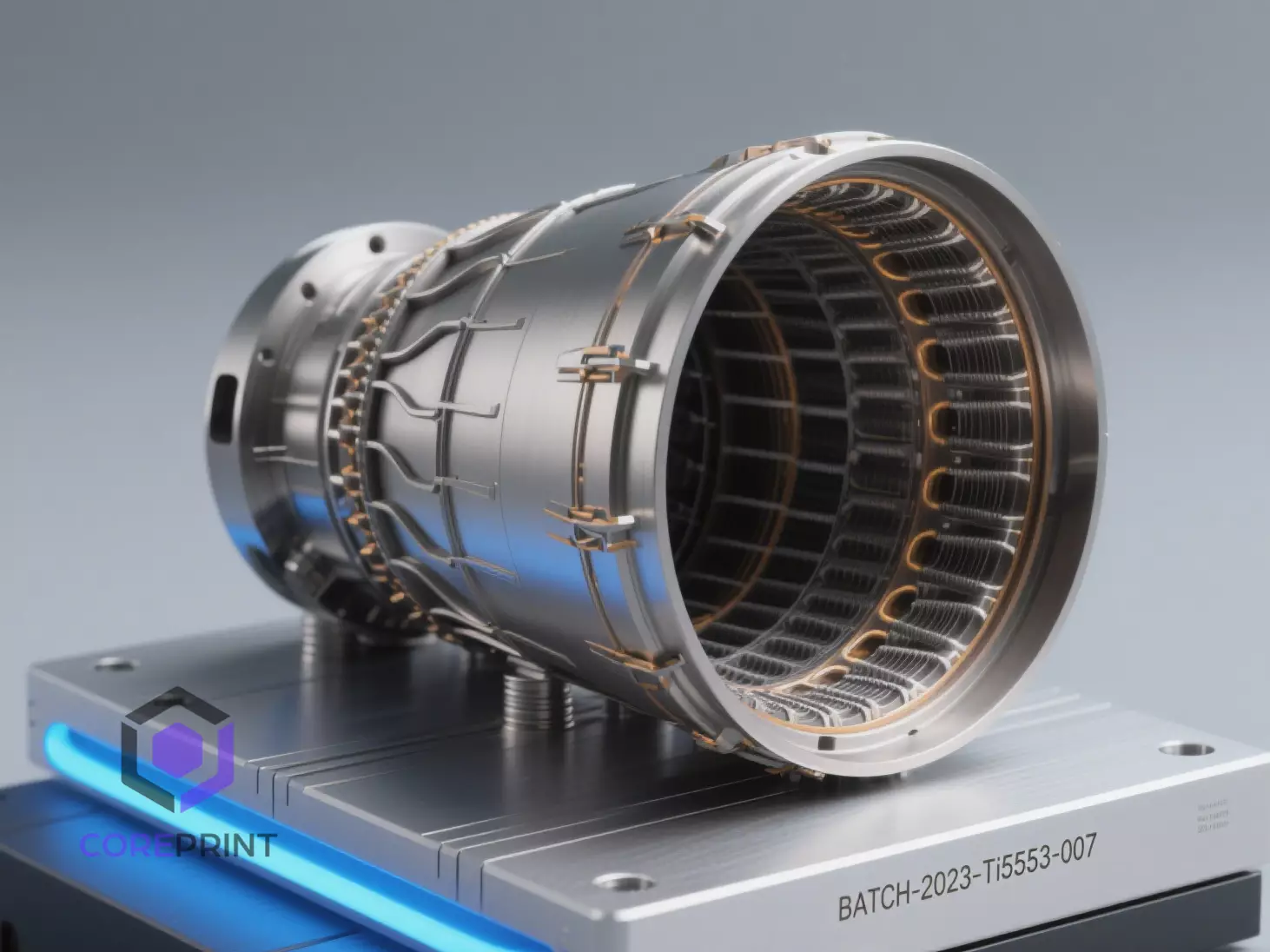 3D printing of titanium alloy shells