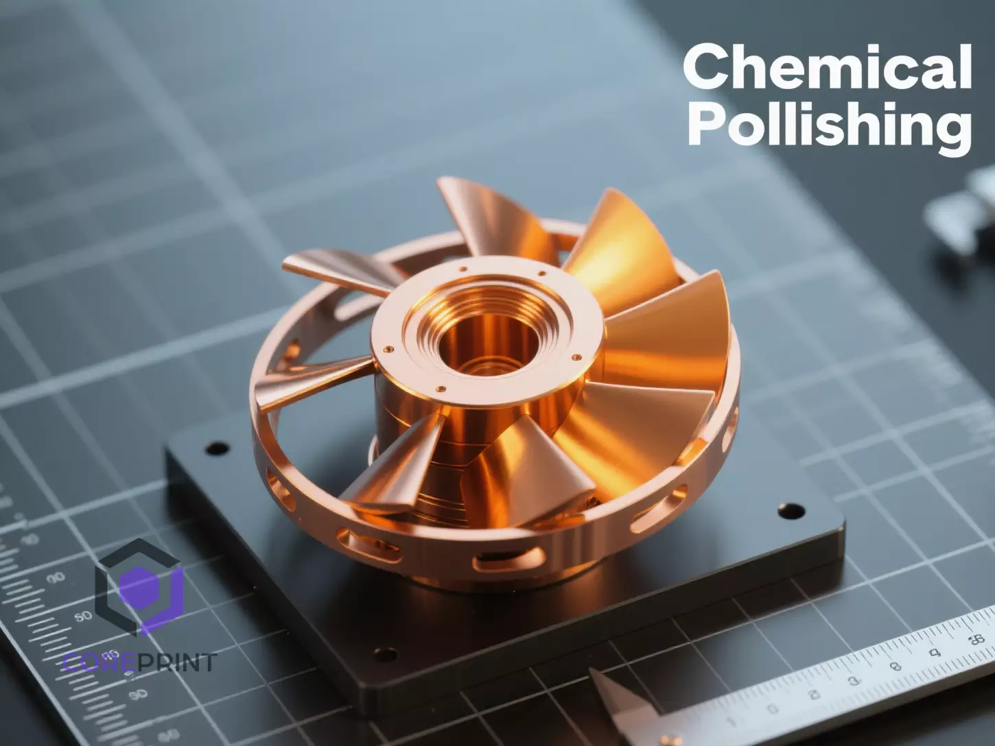 3D-printed impeller made of copper alloy
