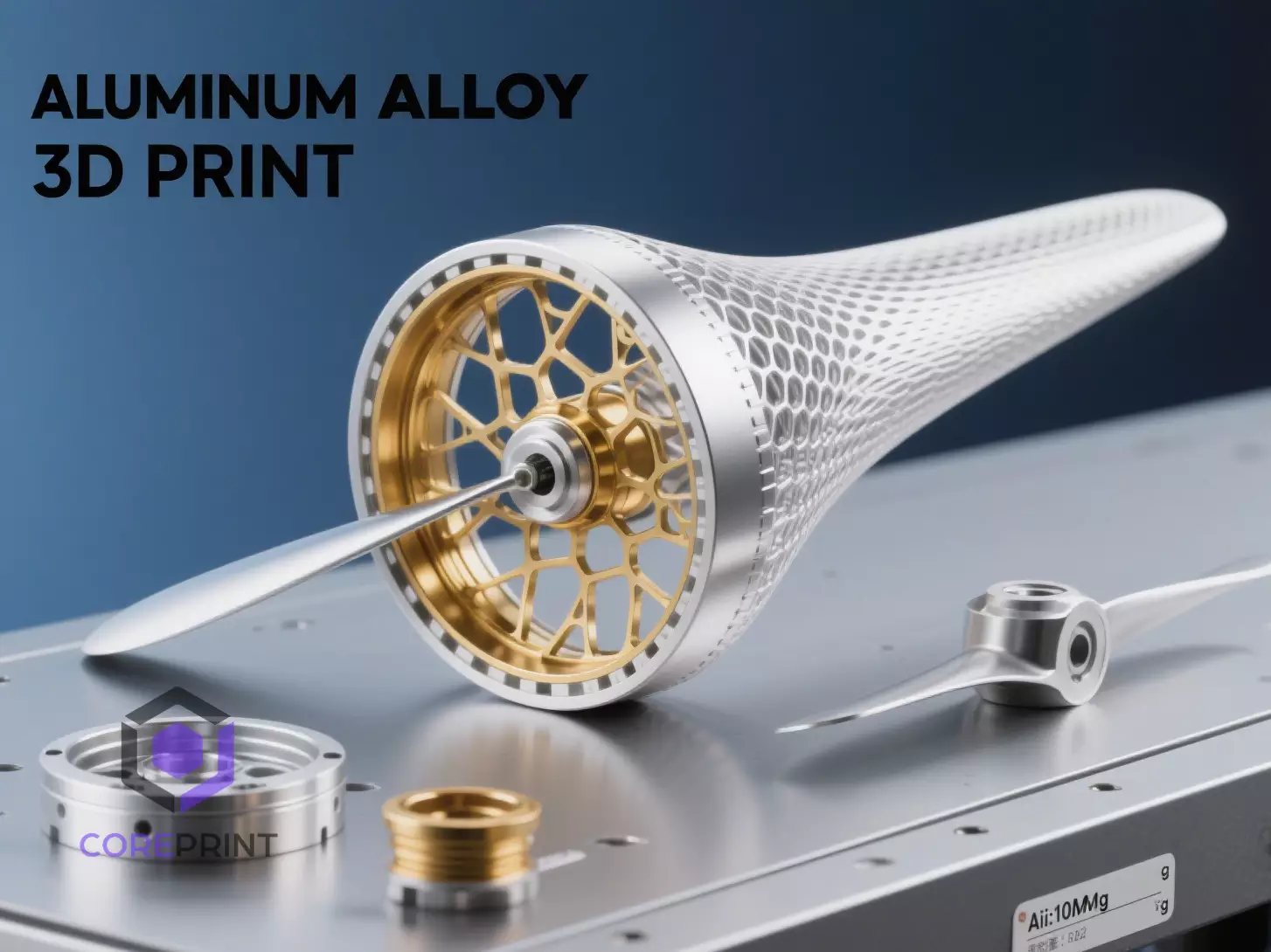 3D printing of aluminum alloy for medical products