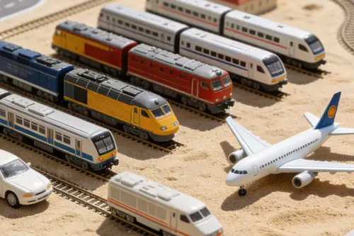 Rail Transit Sand Table Model